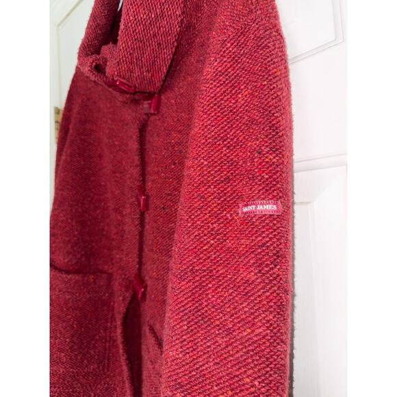 Saint James wool blend Cardi jacket - size 3/ fits like a Large - Picture 9 of 9